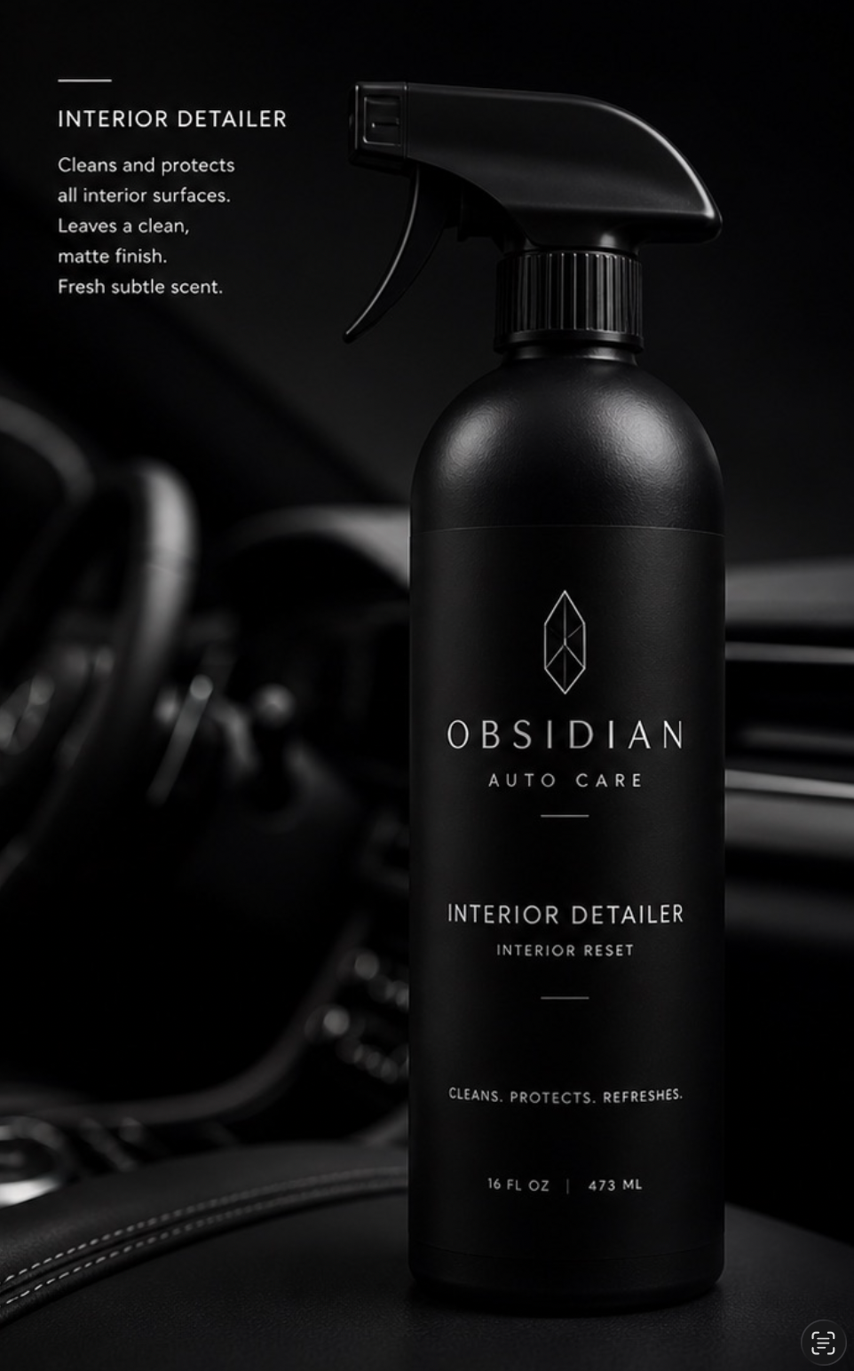 Obsidian Interior Detailer