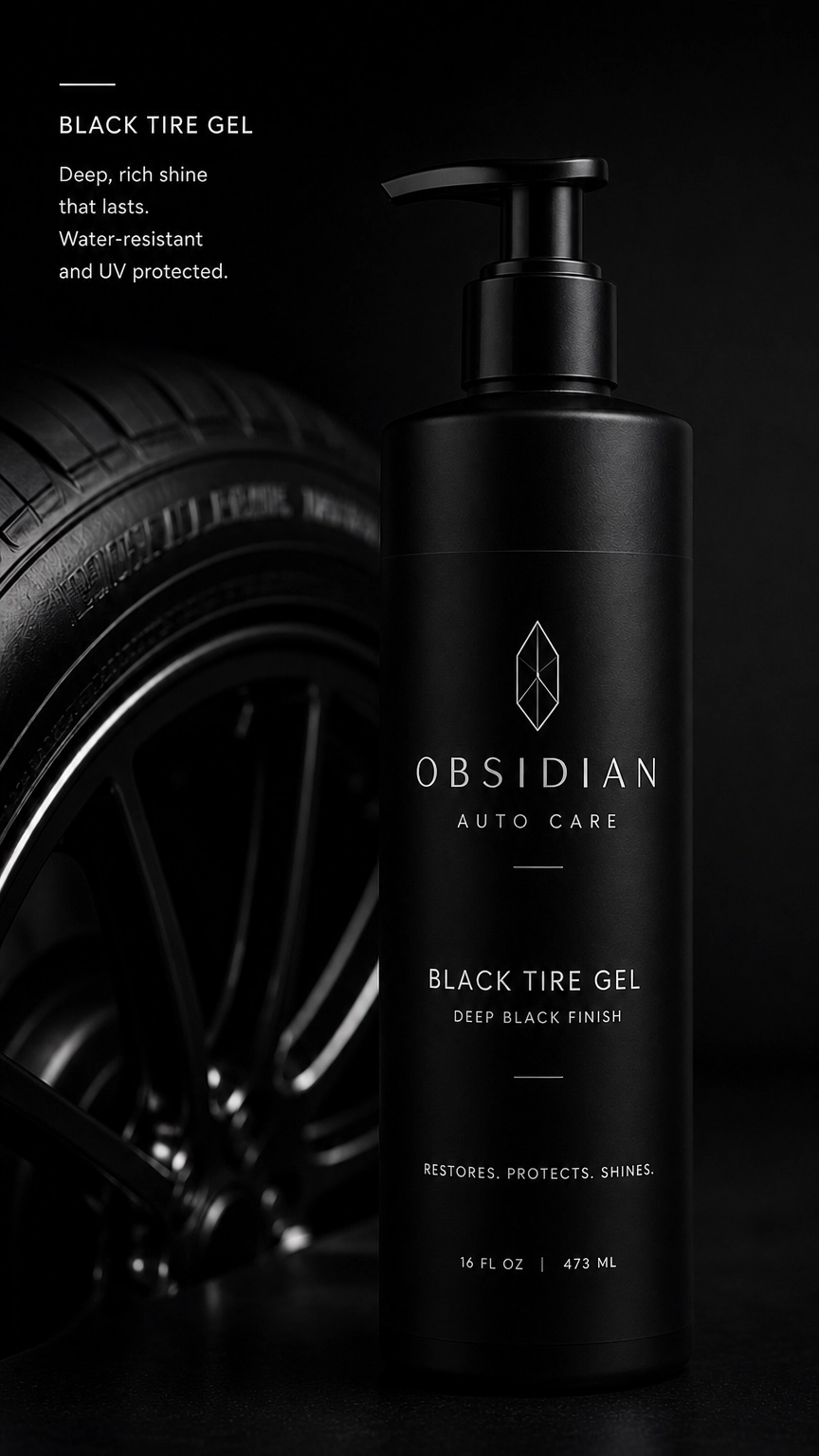 Obsidian Tire Shine Gel